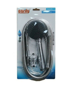 Kit Bagno Doccetta Tonda Doccino Soffione Doccia Con Laccio 1,8 Mt Staffa 69102         