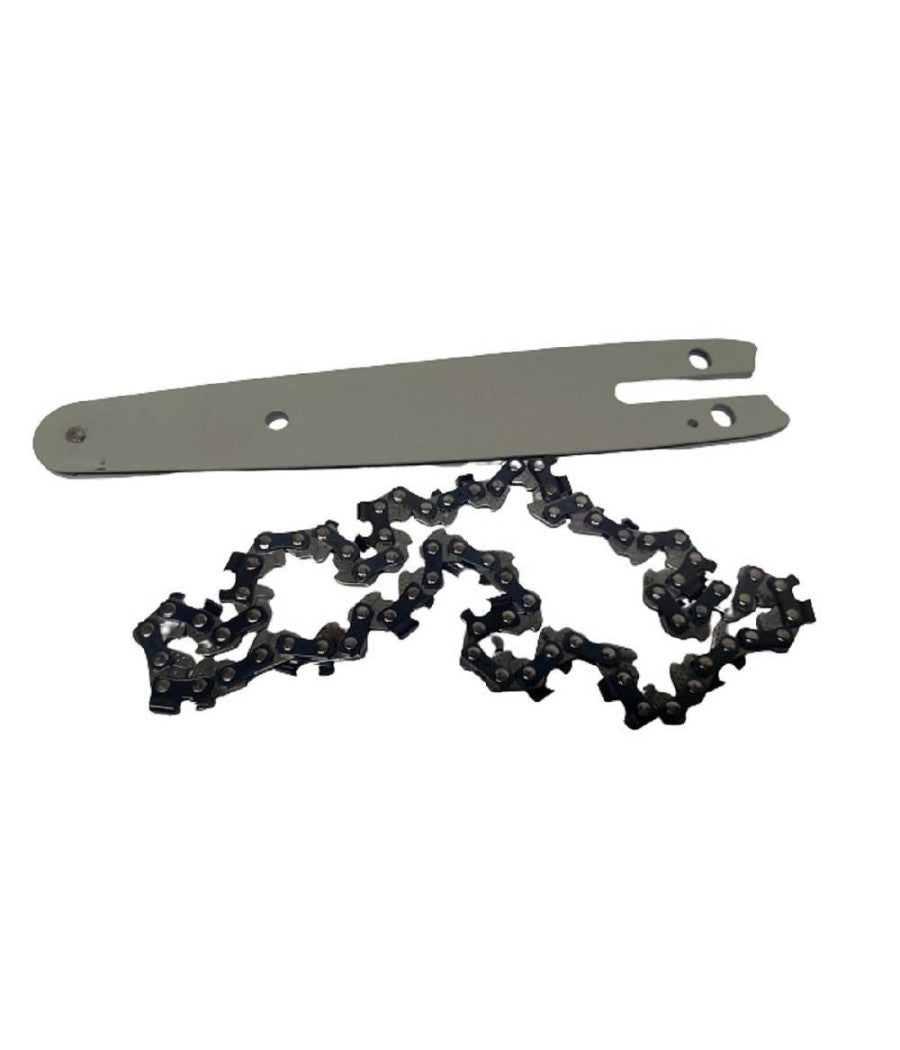 Kit Barra + Catena 6" Ricambio Da 6 Pollici Per Mini Motosega A Batteria         