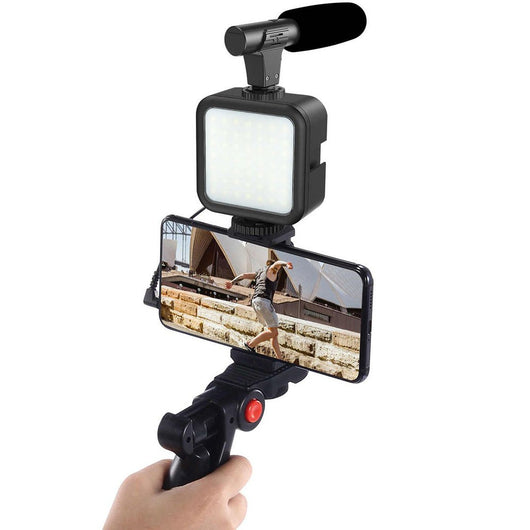 KIT BLOG INFLUENCER STREAMING ONLINE MICROFONO LUCE CON STAFFA PODCAST - ANDOWL