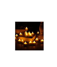 Kit Candele Candeline A Led Fiamma Tremolante Lumini Con Batterie Incluse Calda         