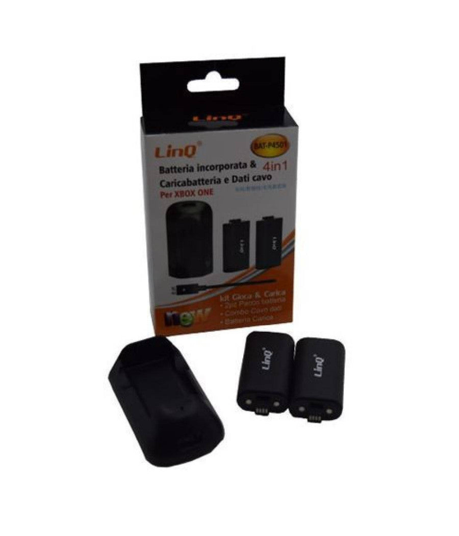 Kit Caricabatteria Batterie Ricaricabili 4in1 Cavo Usb Per Controller Xbox One Bat-p4501         