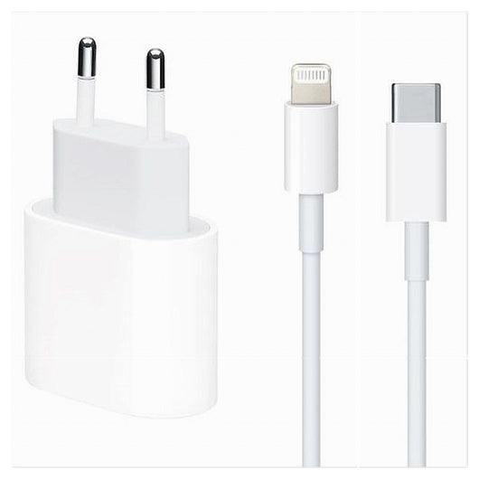 Kit Caricabatteria Caricatore Cavo Lightning 20 Watt 3000ma Smartphone Ca-s047         