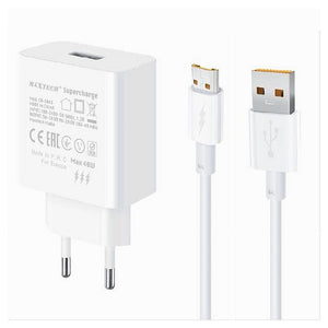 Kit Caricabatteria Caricatore Usb Ricarica Rapida 40w Cavo Micro Usb 5a Ca-s044         