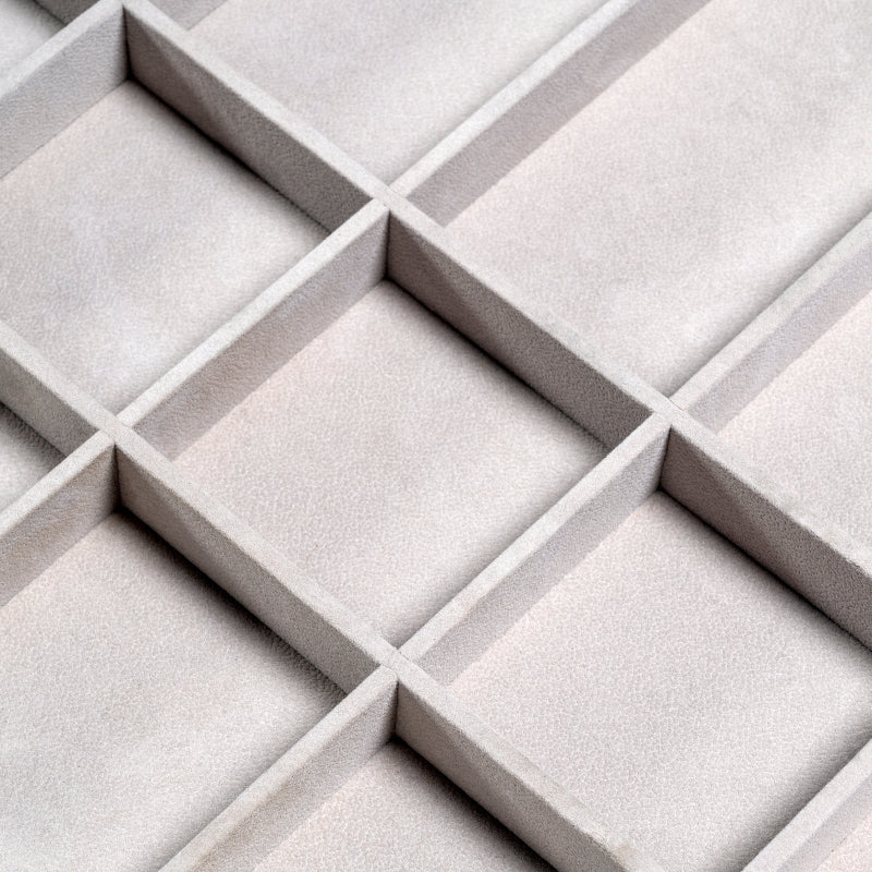 Kit cassetto organizzatore con telaio di guide a chiusura morbida per armadio, regolabile, modulo 600mm, Grigio pietra