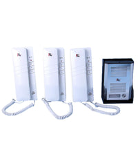 Kit Citofono Apriporta Cancello Tre Cornette 4 Fili Casa Ufficio Interfono         