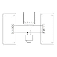 Kit Citofono Bifamiliare Apriporta Cancello 4 Fili Due Cornette         