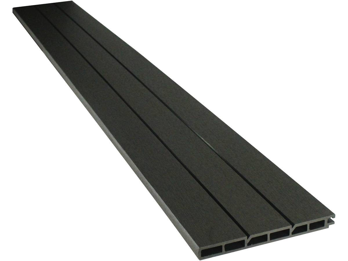 Kit per recinzione in composito da 1,6 m - Kit di fissaggio gratuito - Grigio scuro