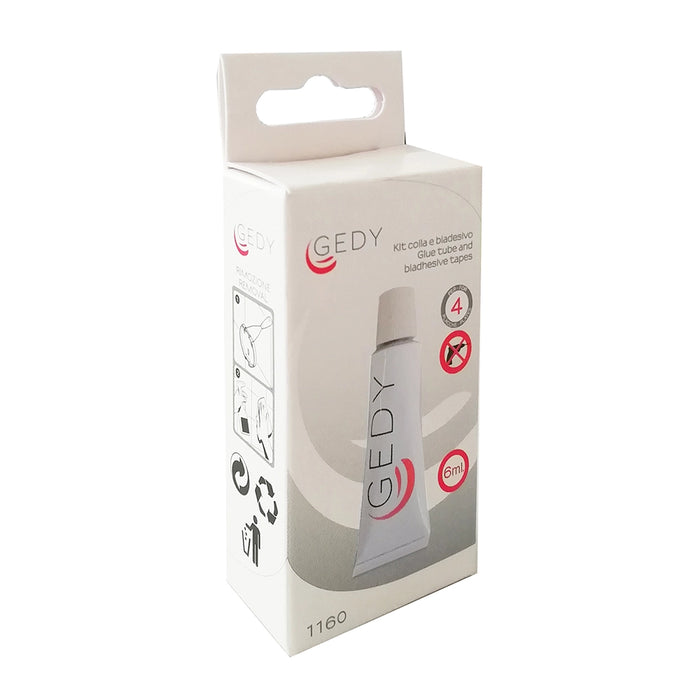 Kit colla e biadesivo 20 ml per serie a muro Gedy
