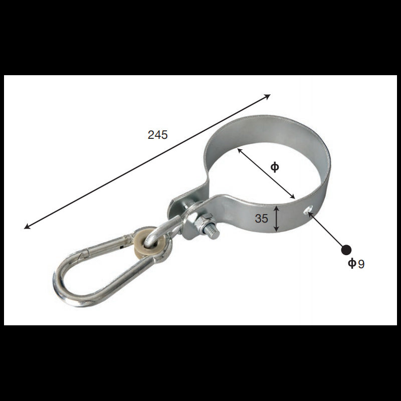 Kit Collare Altalena Tondo Cm. 10 Losa