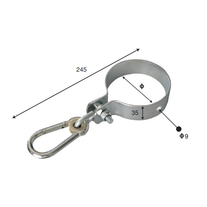 Kit Collare Altalena Tondo Cm. 10 Losa