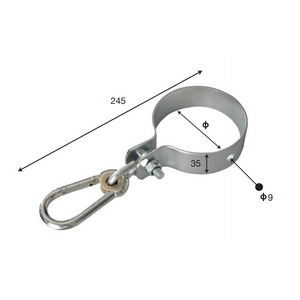 Kit Collare Altalena Tondo Cm. 10 Losa