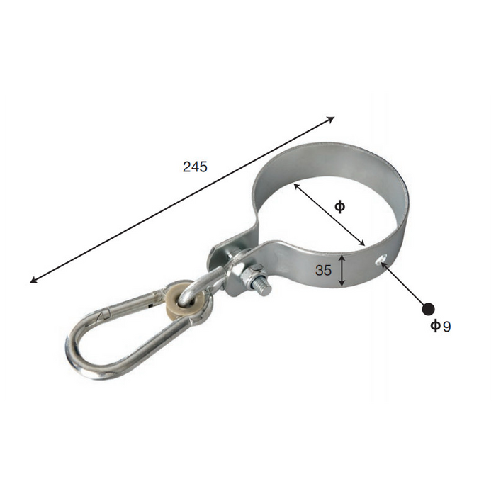 Kit Collare Altalena Tondo Cm. 10 Losa