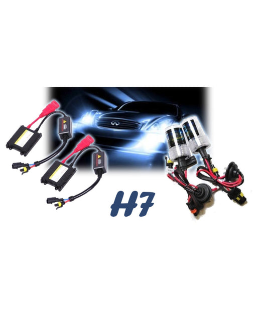 Kit Completo Xenon Xeno Lampade Fari Luci H7 6000 K Centraline 35w Auto E Moto         