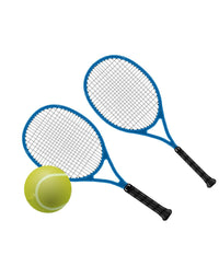 Kit Confezione Set Tennis 2 Racchette Con Palla Con Custodia Sport Accessori         