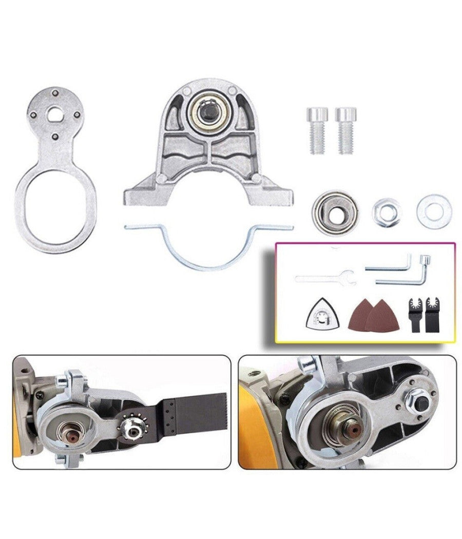 Kit Conversione Da Smerigliatrice Flex A Utensile Oscillante Multifunzione 07358         