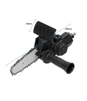 Kit Conversione Modifica Da Trapano A Motosega Mini Elettrosega 4" Art. 07373         