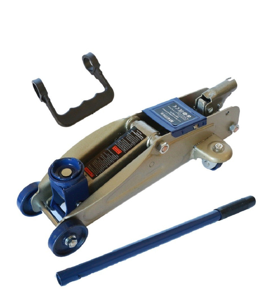 Kit Coppia Cavalletti + Crick Cric 2.5 Tonnellate Sollevatore Idraulico 2.5 Ton         