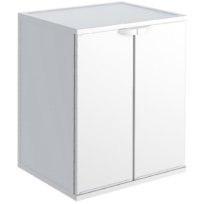 KIT COPRILAVATRICE RESINA 68X64XH88 CM BIANCO