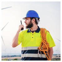 Trade Shop - Kit Da 2pz Walkie-talkie Ricaricabile Bf-88st Pro Pmr446 Con Ampia Portata Auricolari         