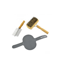 Kit Delle Coccole 3 Pz Di Spazzole Per La Pulizia E La Cura Del Cane         