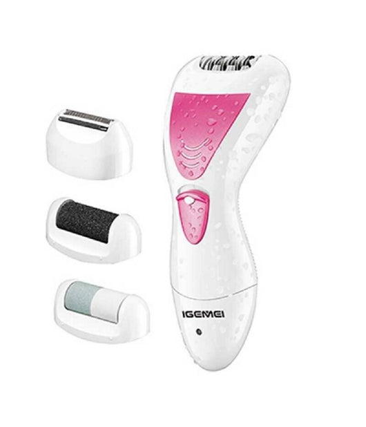 Kit Depilatore 4 In 1 Impermeabile Epilatore Ricaricabile Corpo Bikini Gm-7006         