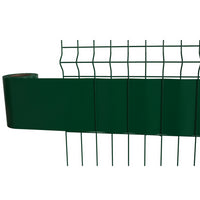 IDMarket - Kit di 35 M di stecche orizzontali in PVC flessibile verde per oscuramento