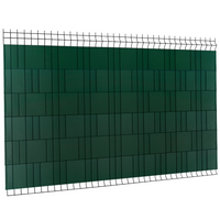 IDMarket - Kit di 35 M di stecche orizzontali in PVC flessibile verde per oscuramento