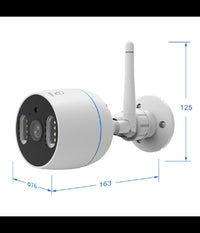 Kit Di 6 Telecamere Di Videosorveglianza Ip Wifi 1080p Ip66 Con Nvr Tv-6125he 8+6         