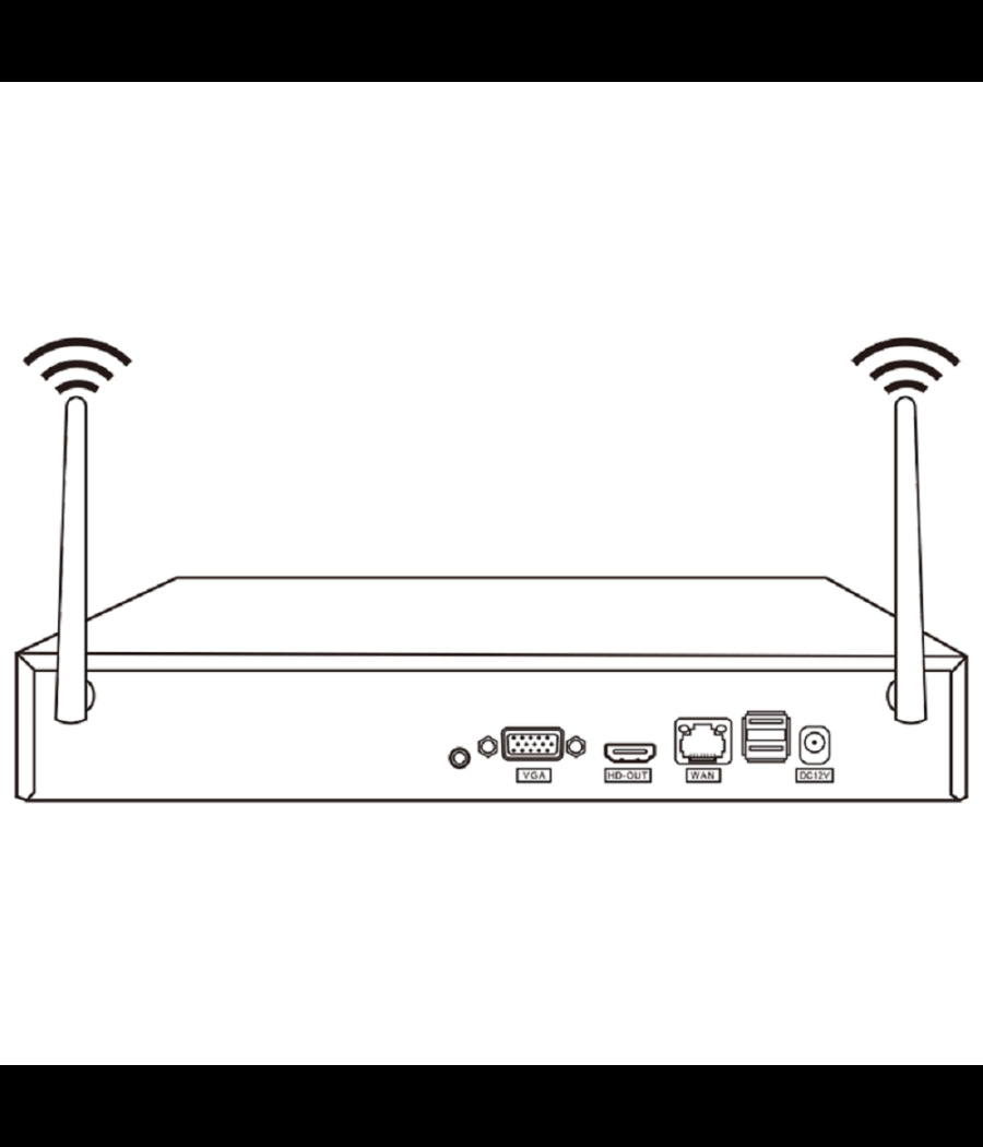 Kit Di 6 Telecamere Di Videosorveglianza Ip Wifi 1080p Ip66 Con Nvr Tv-6125he 8+6         