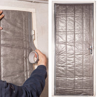 IDMarket - Kit di isolamento per porta de servicio 210 x 85 cm