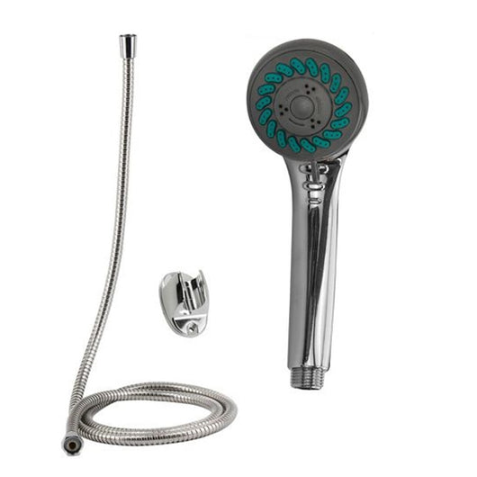 Trade Shop - Kit Doccetta Bagno Doccino Soffione Doccia Multigetto Con Laccio 1,8mt Staffa 69051         