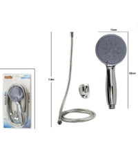 Kit Doccetta Doccino Bagno Tondo Soffione Doccia Con Laccio 1,8 Mt Staffa 69100         