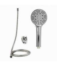 Kit Doccetta Doccino Soffione Bagno Doccia Tonda Con Laccio 1,8 Mt Staffa 69316         