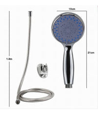 Kit Doccetta Doccino Soffione Bagno Doccia Tondo Con Laccio 1,8mt Staffa 69059         