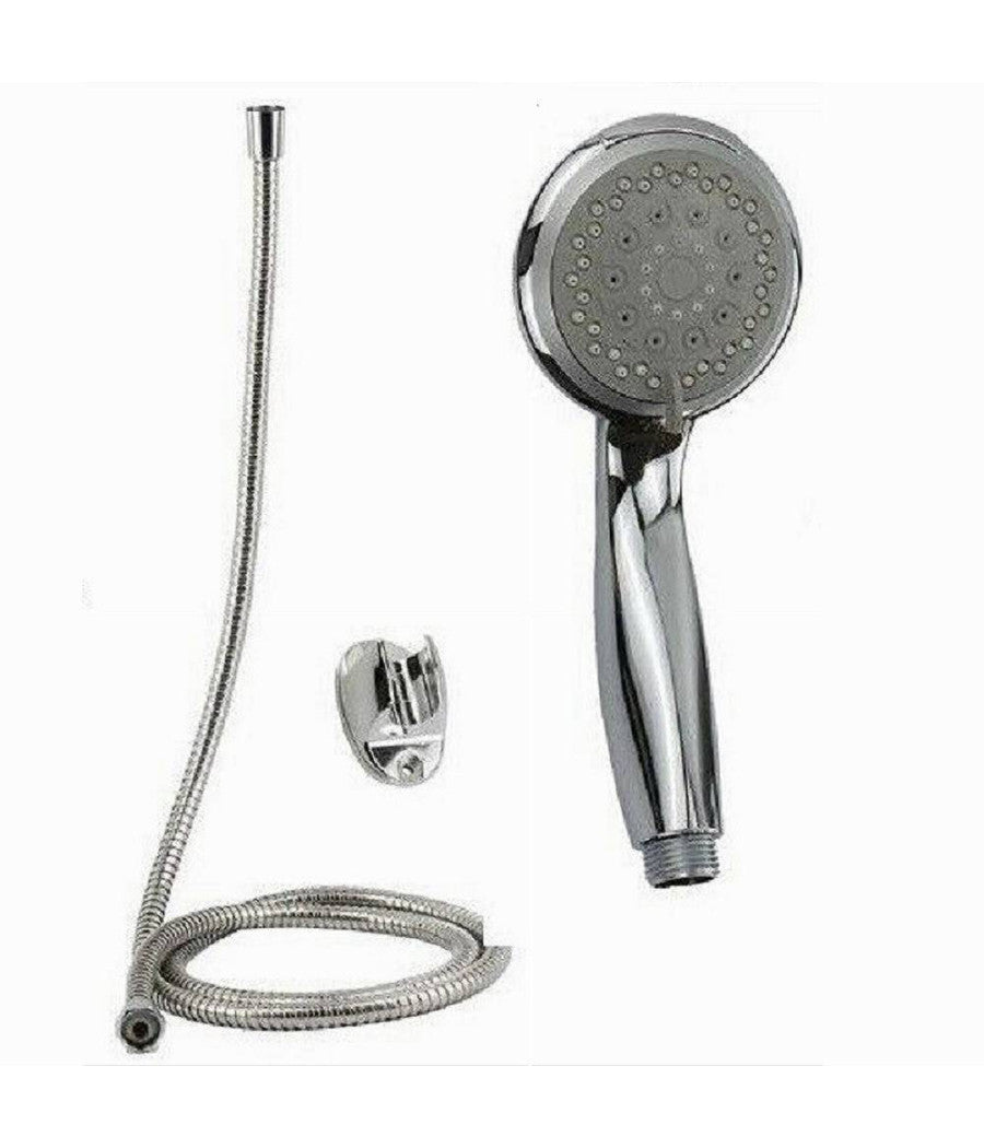 Kit Doccetta Doccino Soffione Bagno Doccia Tondo Laccio 1,8 Metri Staffa 69344         