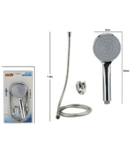 Kit Doccetta Doccino Soffione Doccia Bagno Con Laccio 1,8mt Staffa 69078 Rotonda         