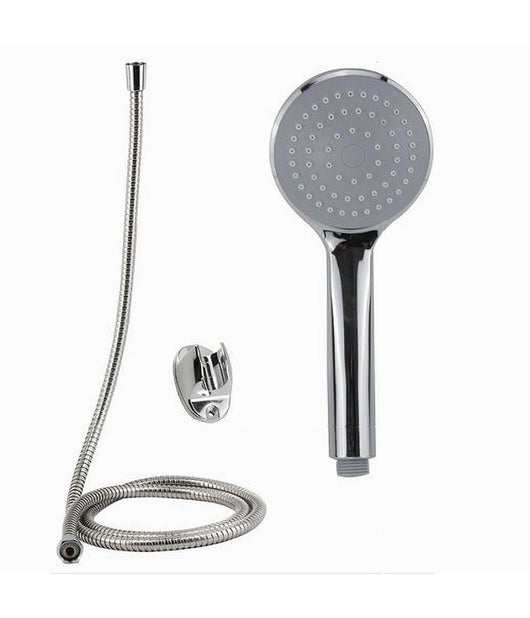 Kit Doccetta Doccino Soffione Doccia Bagno Con Laccio 1,8mt Staffa 69078 Rotonda         