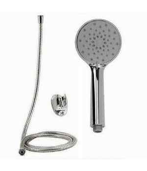 Kit Doccetta Doccino Soffione Doccia Bagno Rotondo Con Laccio 1,8mt Staffa 69348         