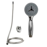 Trade Shop - Kit Doccetta Doccino Soffione Doccia Tondo Con Laccio 1,8mt Staffa 69294 Bagno -