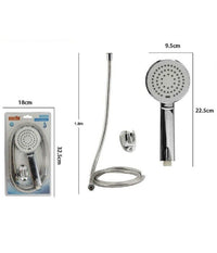 Kit Doccetta Doccino Soffione Tondo Doccia Con Laccio 1,8mt Staffa 69334 Bagno         