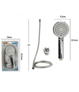 Kit Doccetta Doccino Soffione Tondo Doccia Con Laccio 1,8mt Staffa 69334 Bagno         