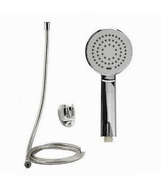 Kit Doccetta Doccino Soffione Tondo Doccia Con Laccio 1,8mt Staffa 69334 Bagno         