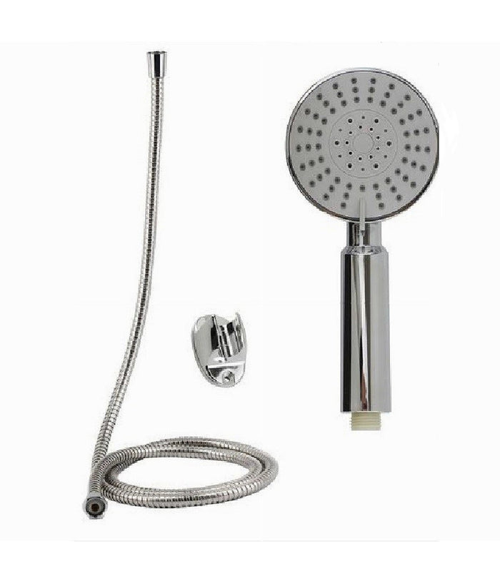 Kit Doccetta Doccino Tondo Soffione Doccia Con Laccio 1,8 Mt Staffa Bagno 69071         