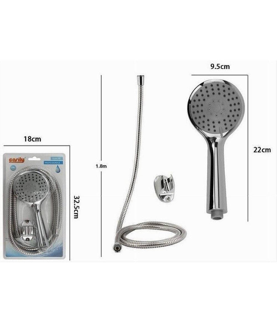 Kit Doccetta Multigetto Doccino Soffione Doccia Bagno Laccio 1,8 Mt Staffa 69350         