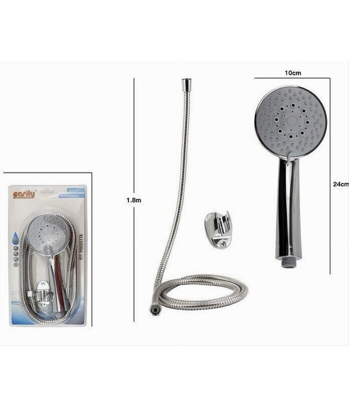 Kit Doccetta Multigetto Doccino Soffione Doccia Laccio 1,8mt Staffa Bagno 69053         