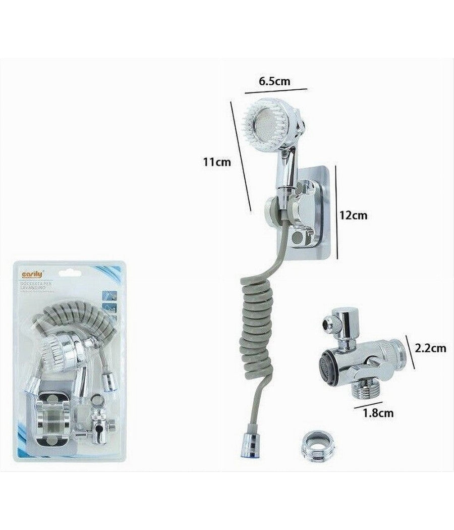 Kit Doccetta Per Lavandino Doccia Bagno Con Supporto Staffa Deviatore Laccio 87500         