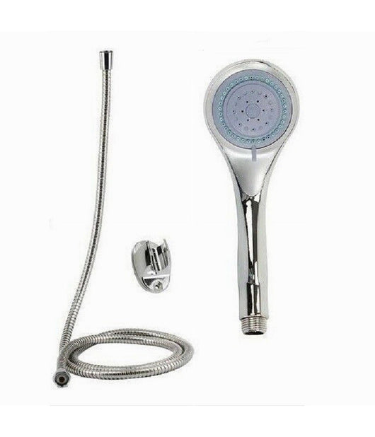 Kit Doccetta Rotonda Doccino Soffione Doccia Con Laccio 1,8mt Staffa Bagno 59177         