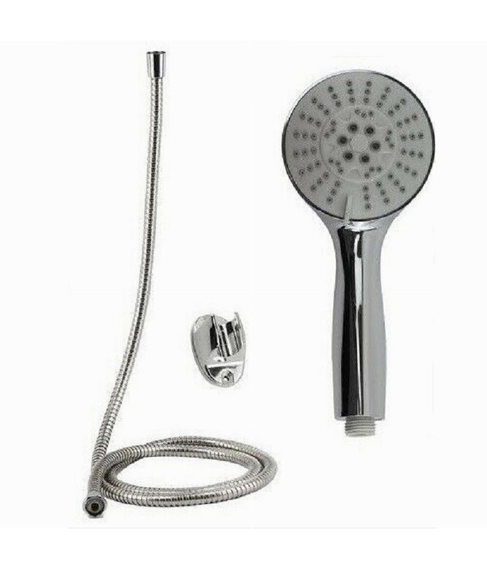 Kit Doccetta Tonda Bagno Doccino Soffione Doccia Con Laccio 1,8mt Staffa 69106         