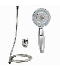 Kit Doccetta Tonda Doccino Soffione Doccia Con Laccio 1,8mt Staffa 59219 Bagno         