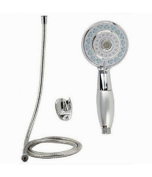 Kit Doccetta Tonda Doccino Soffione Doccia Con Laccio 1,8mt Staffa 59219 Bagno         